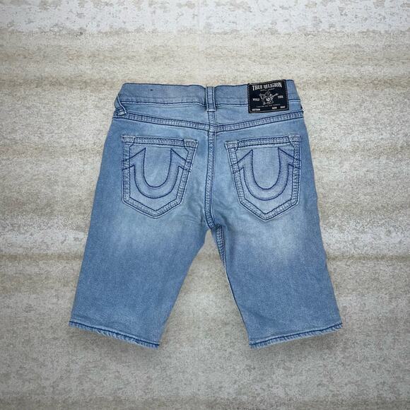 True Religion Other - Vintage Skater Jeans Shorts True Religion Light Wash Denim Rap Rocco Style Y2K